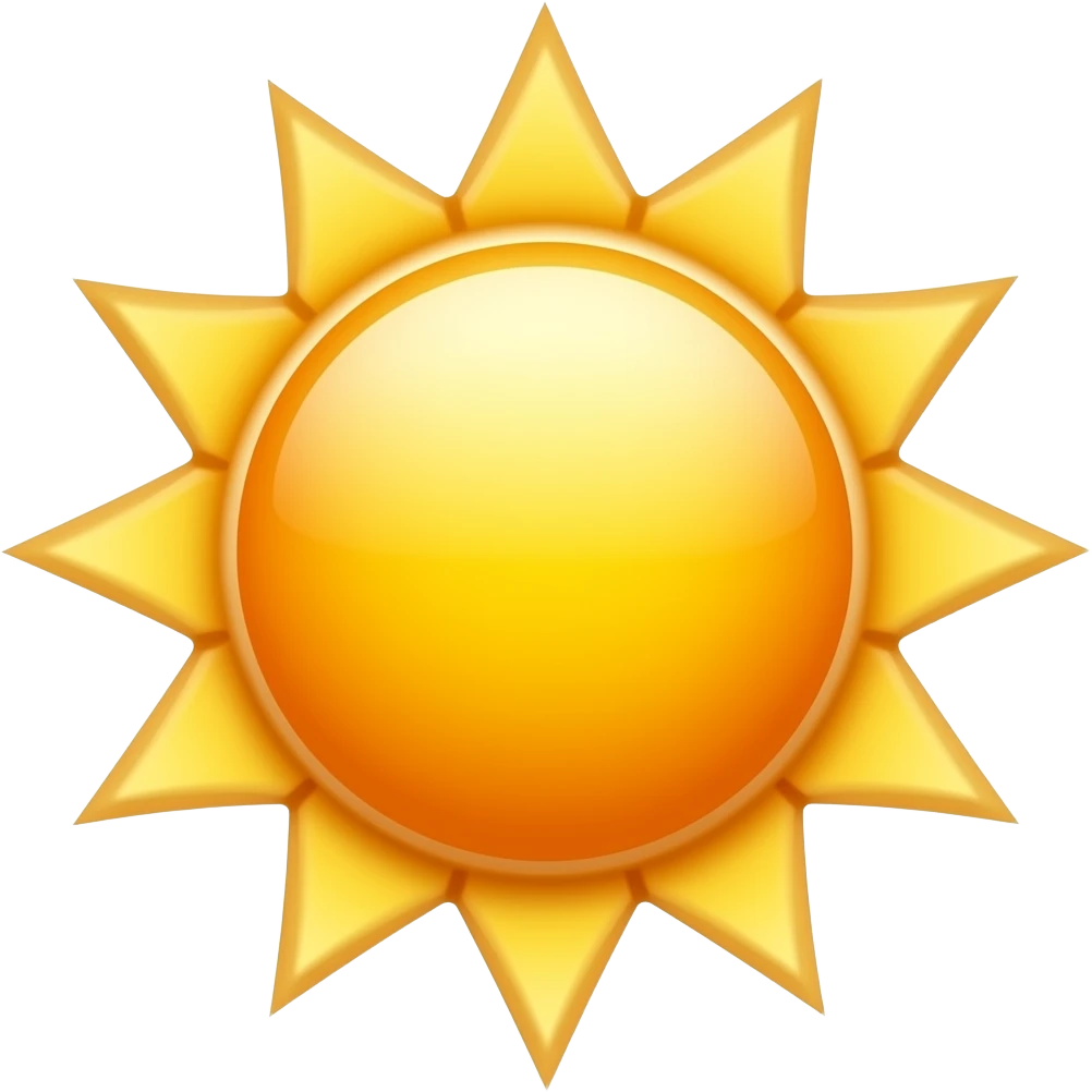solar sun emoji