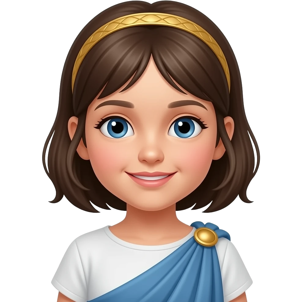 Ancient Greek child girl emoji
