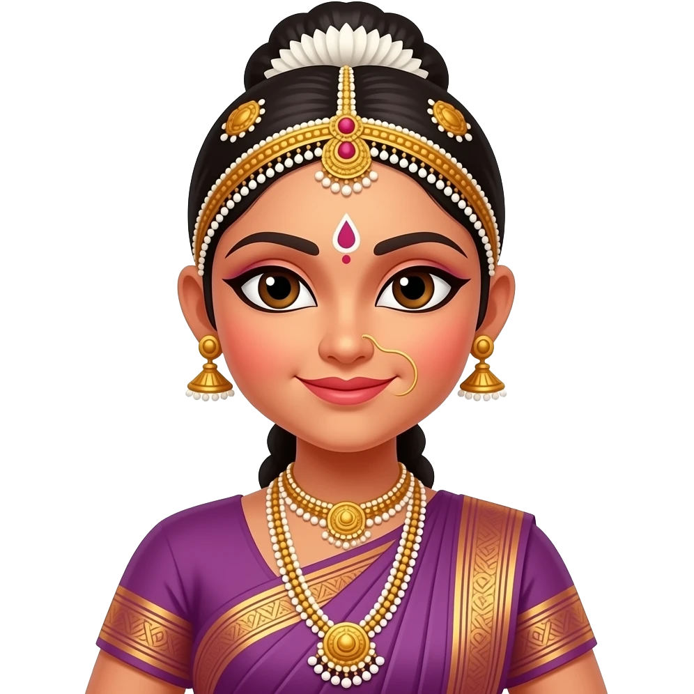 bharathnatyam dancer emoji