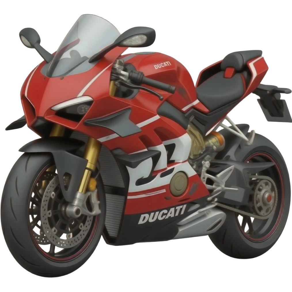 Ducati Street fighter V4 with hight mount exhaust. emoji