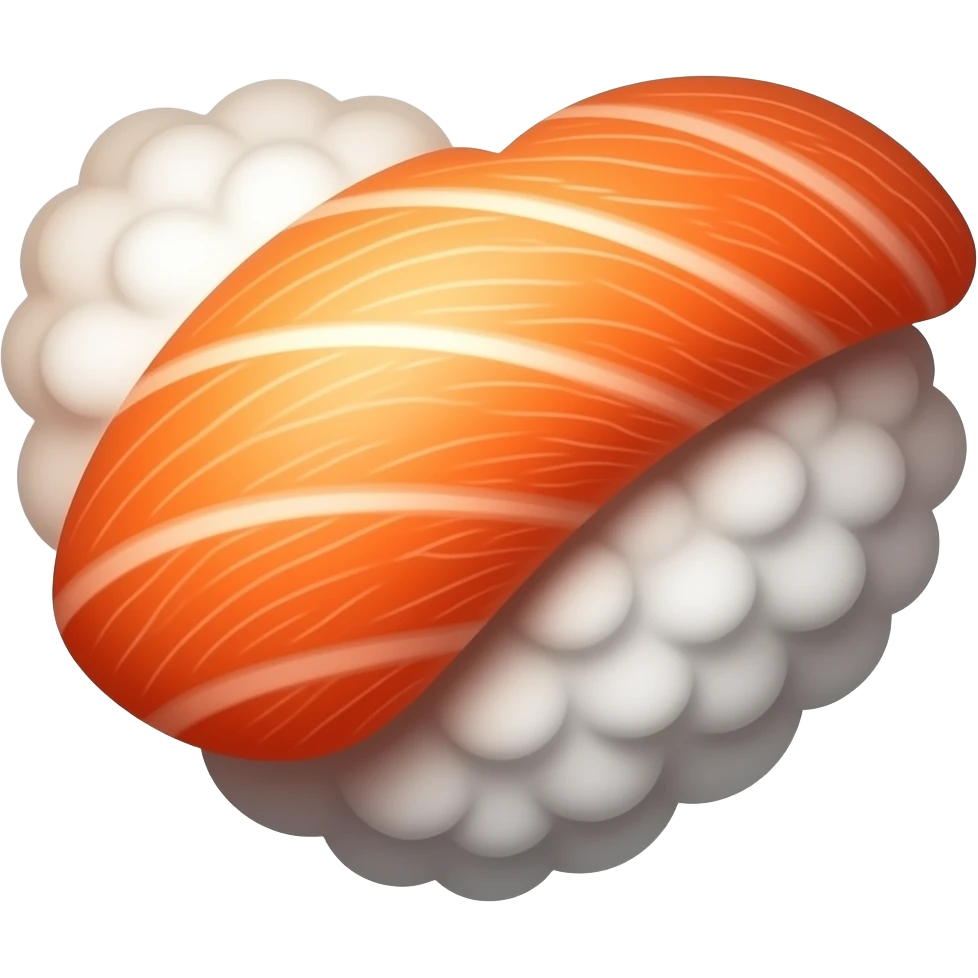 sushi heart emoji