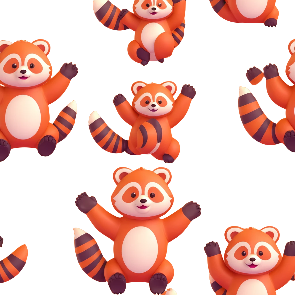 red panda clapping emoji