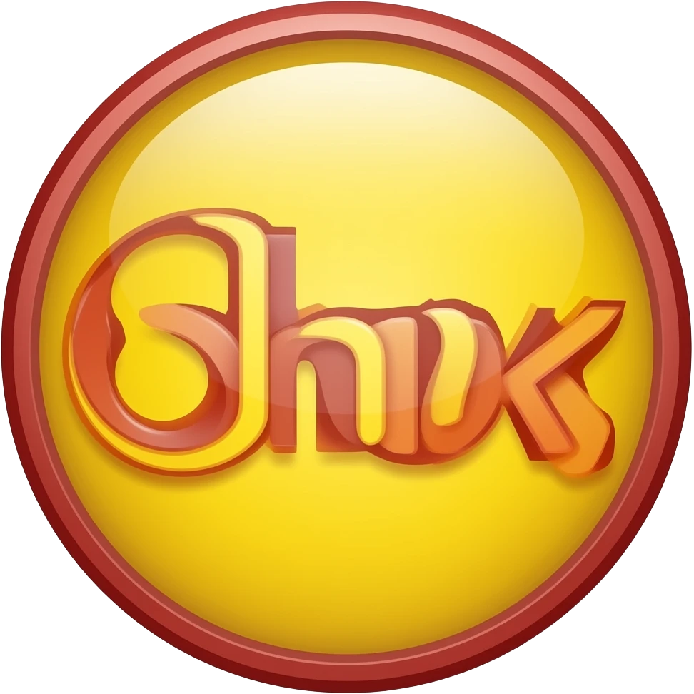 Same with this design but with yellow background, red outline emoji