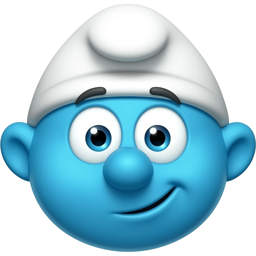 fall guys bean smurf bean emoji