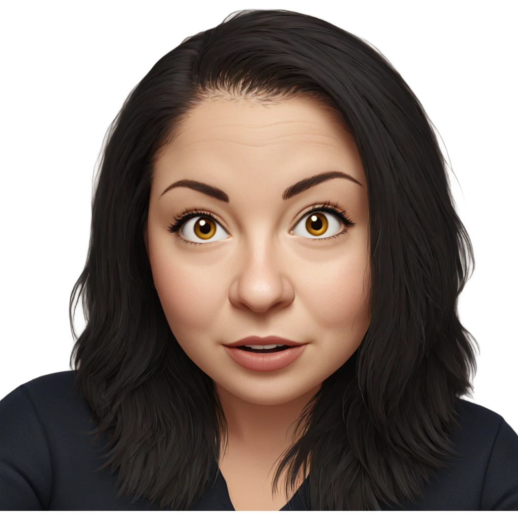 realistic portrait of girl emoji