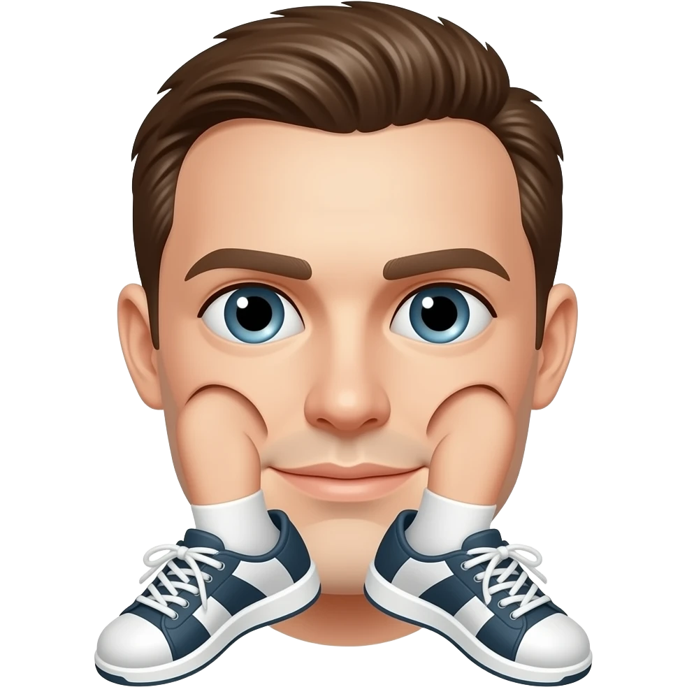 Uma coxa masculina emoji