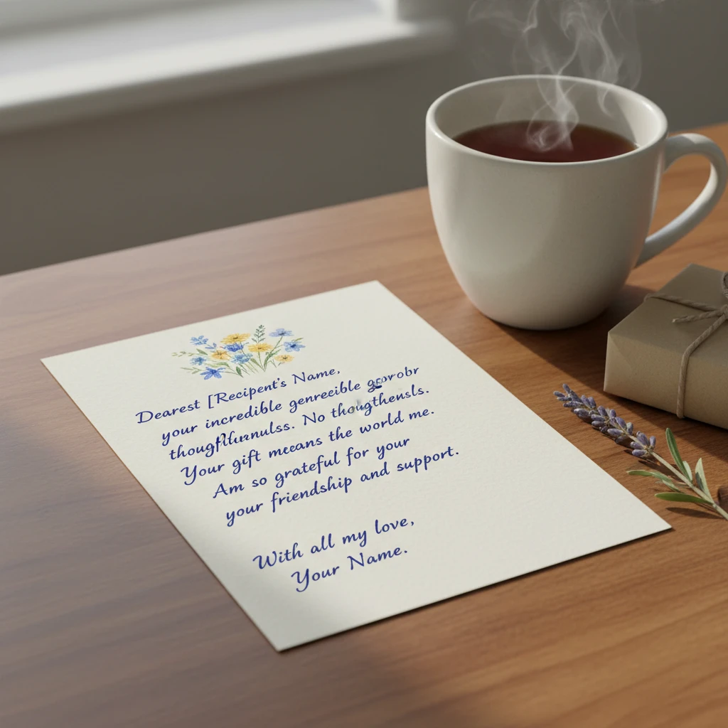 thank you note emoji