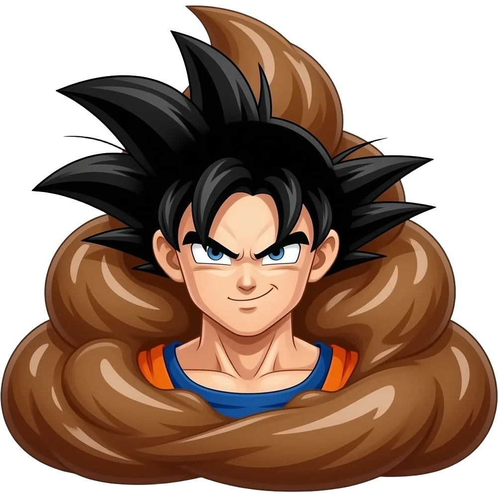poop fused with yamcha emoji