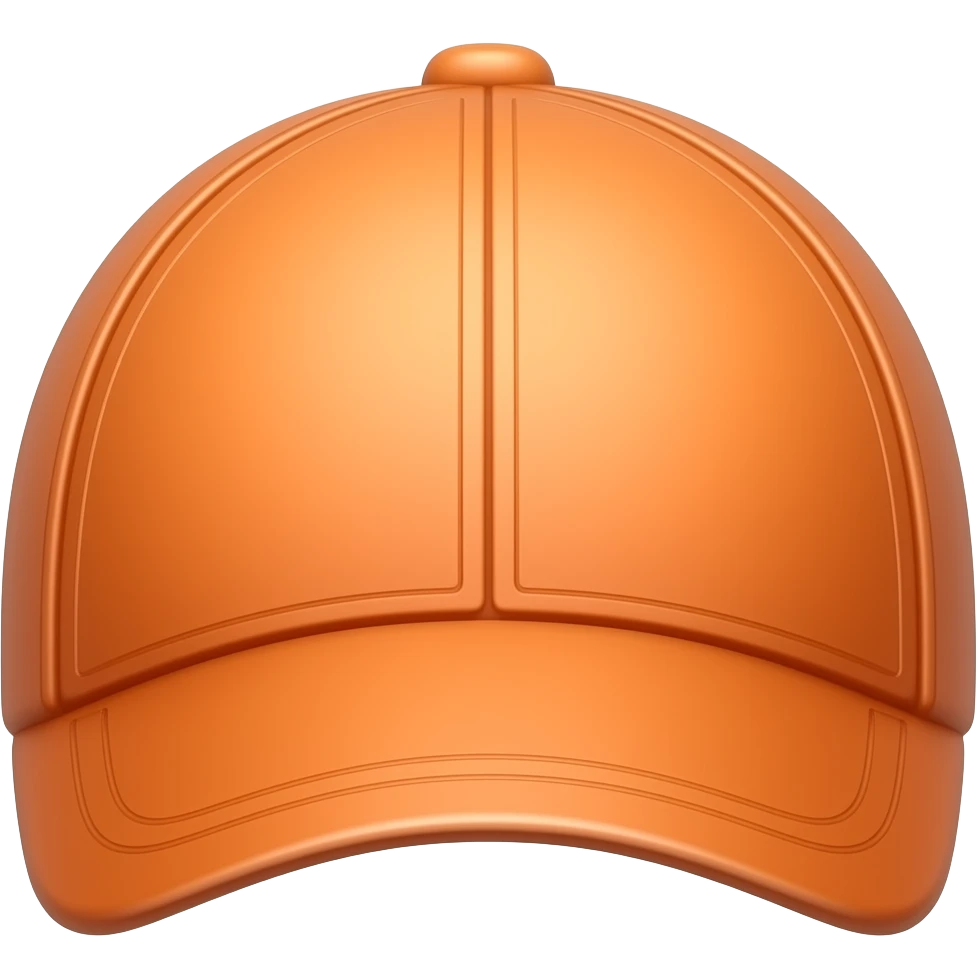 Orange colour cap emoji