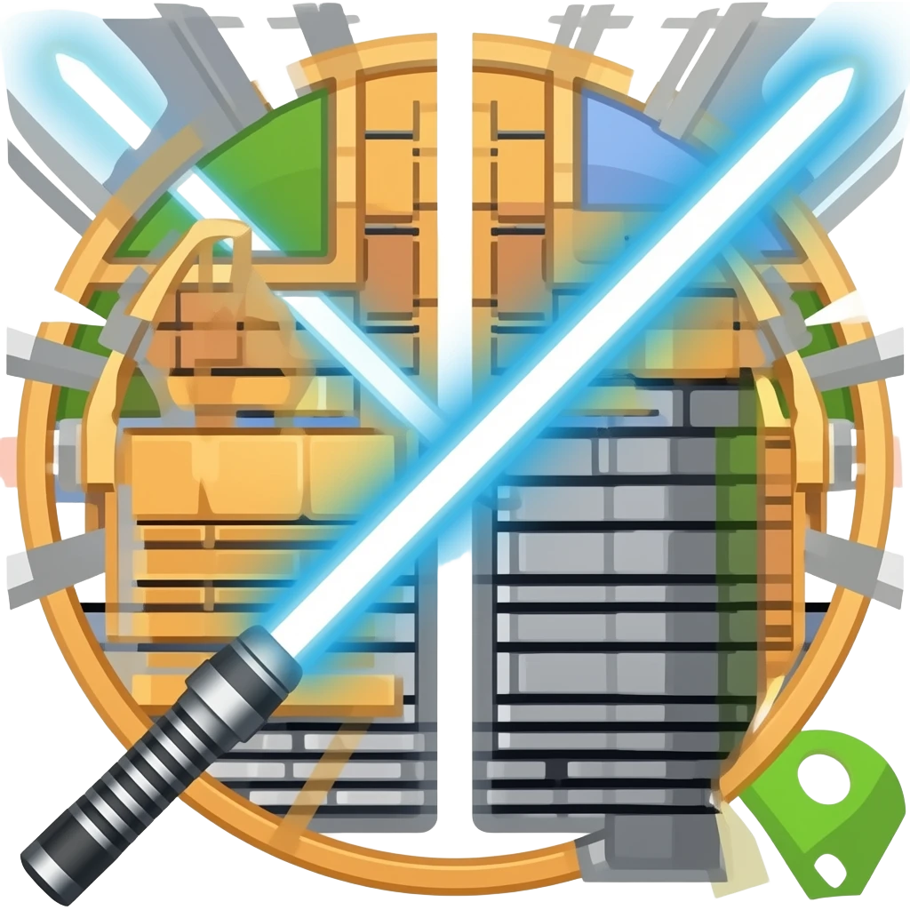 sabre laser blanc emoji