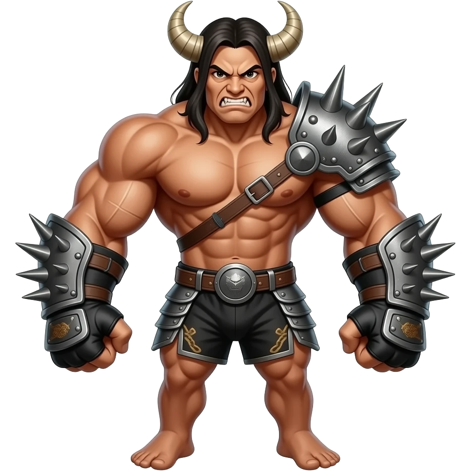 tan sexy female Muay thai monster More monster emoji