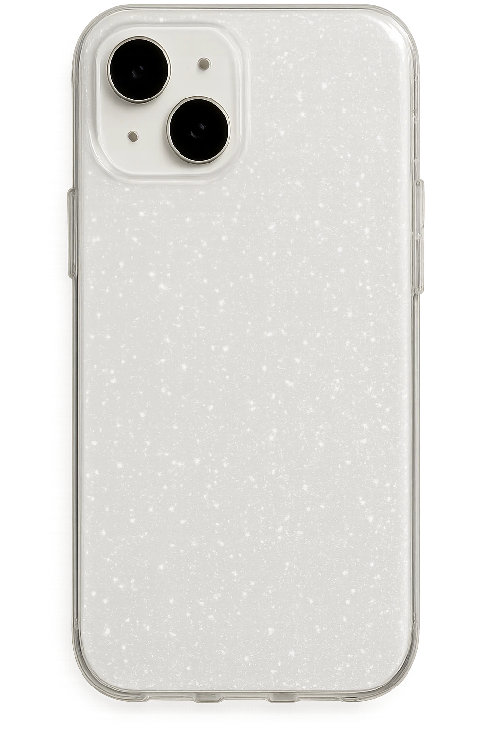 white sparkly phone case emoji