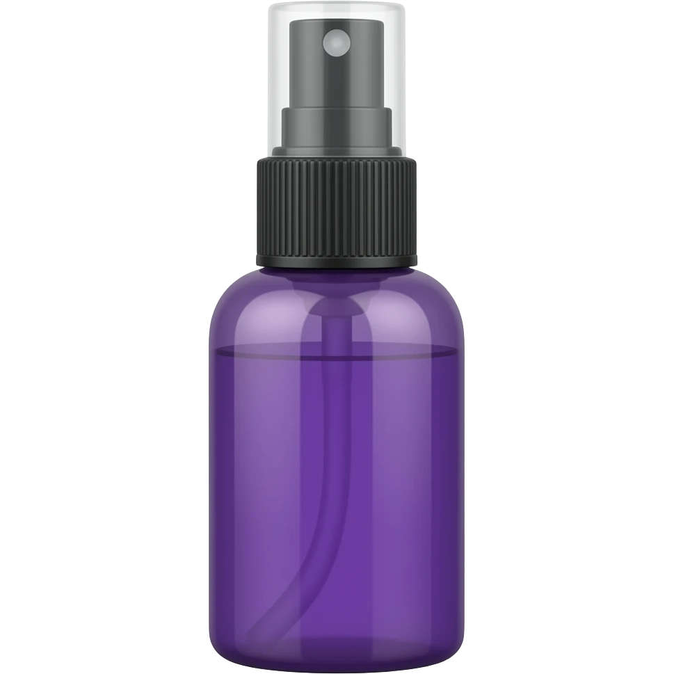 Purple cylinder spray bottle emoji