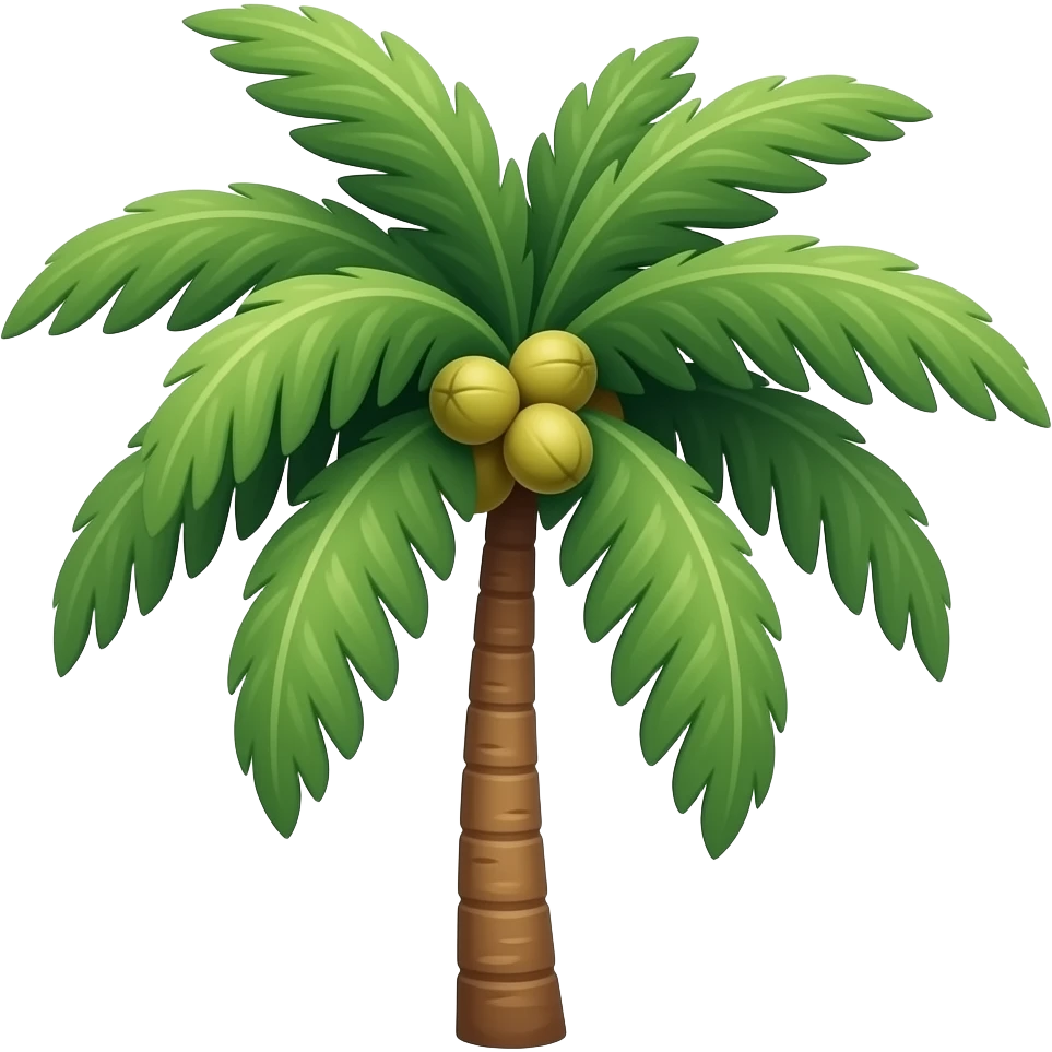 coconut tree emoji
