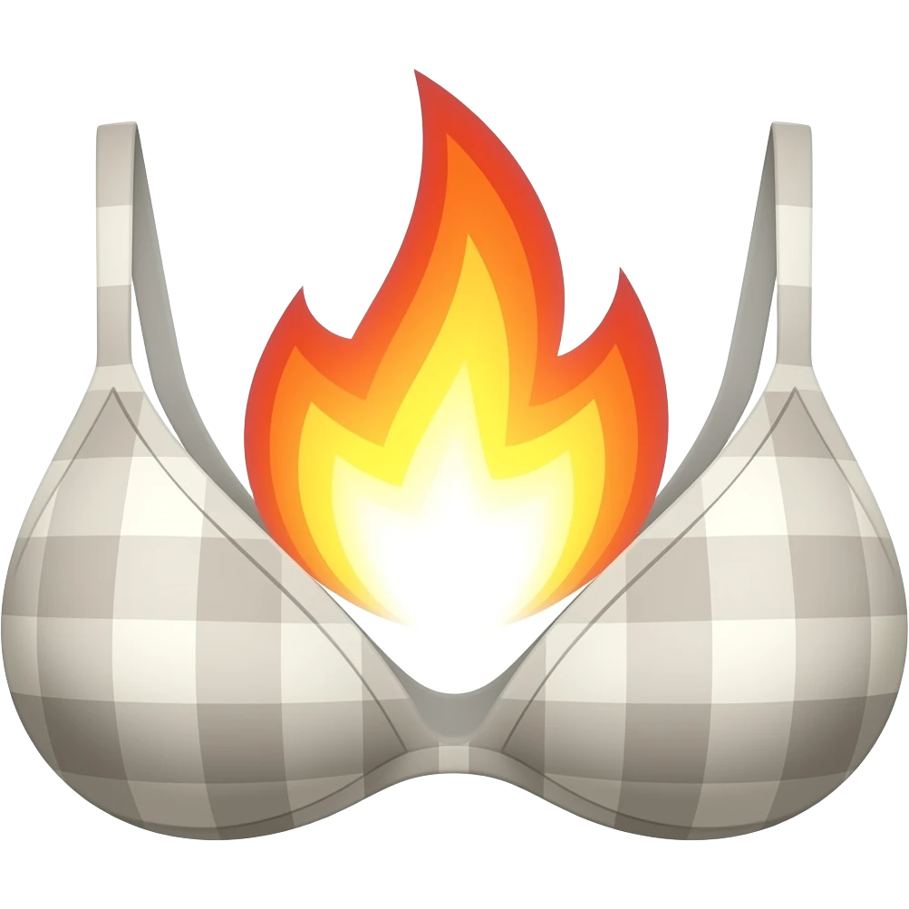 Flashing breast emoji