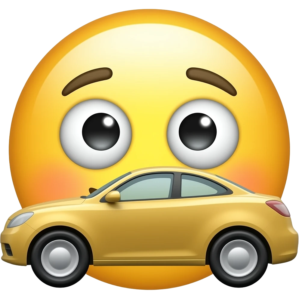 Make a sedan emoji style emoji