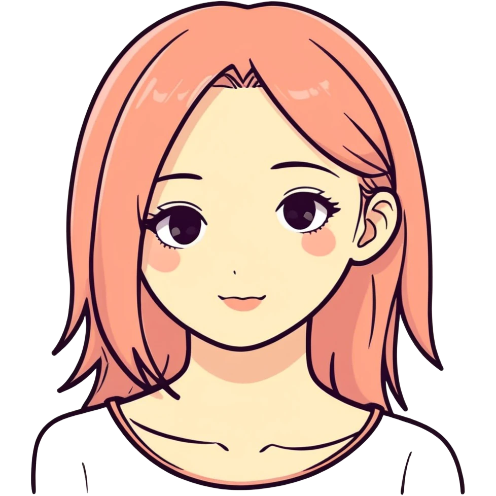 Girl with lover eyes emoji