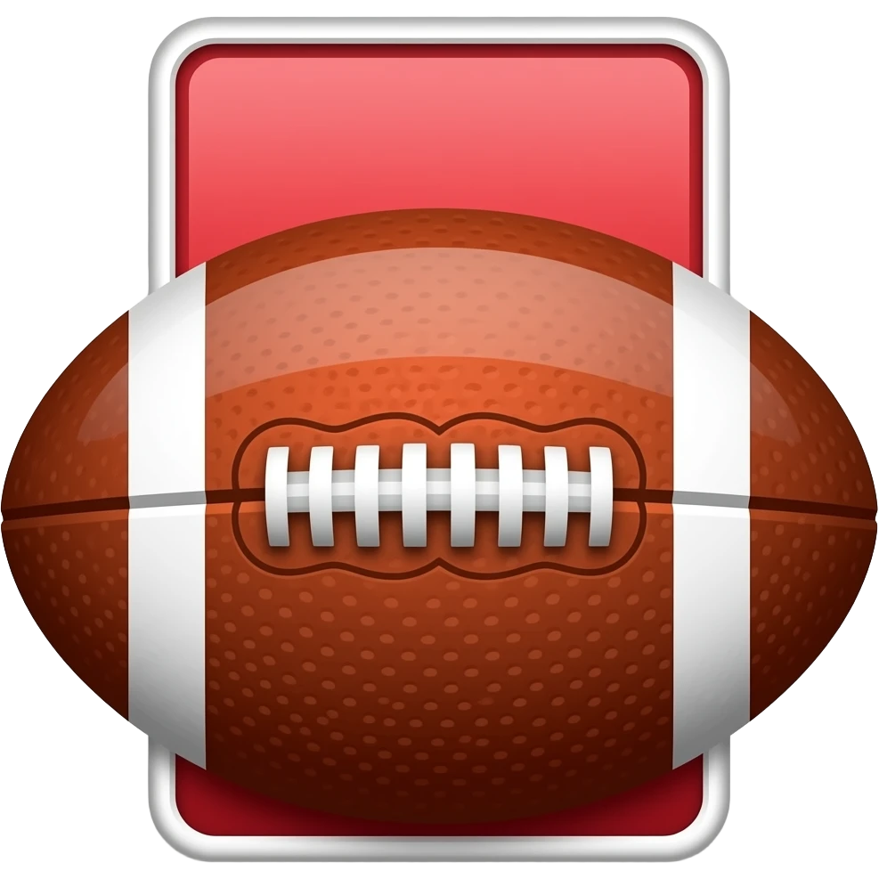 TARJETA ROJA DE FUTBOL emoji