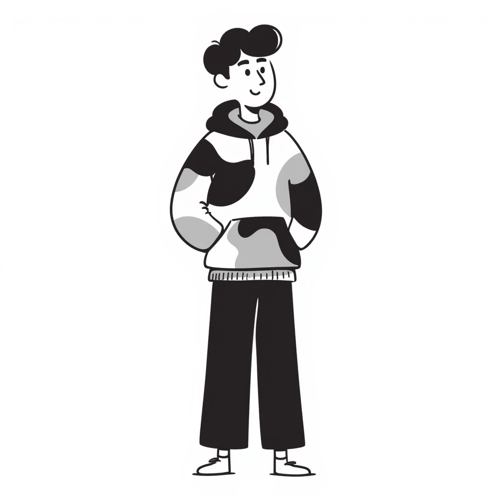 hoodie guy emoji