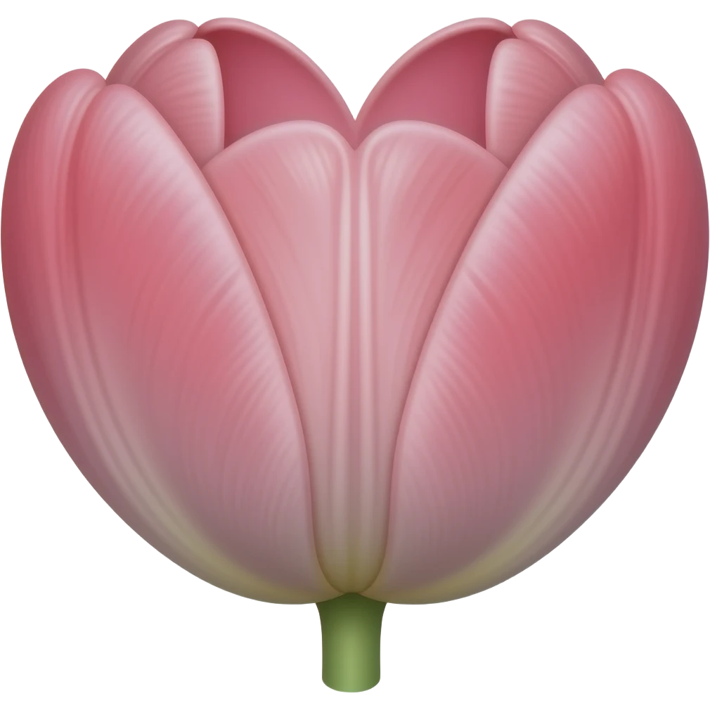 Tulip Flower heart emoji