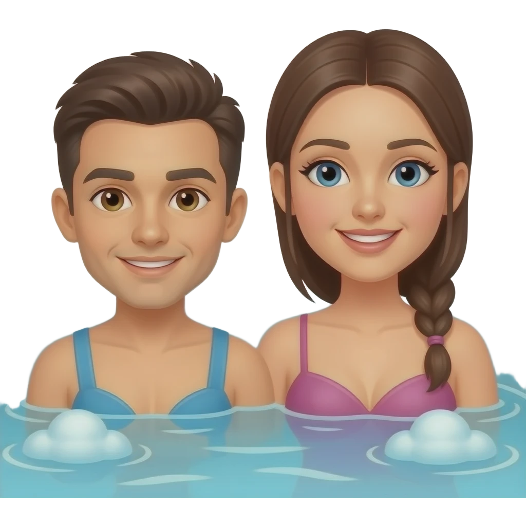 People in jacuzzi emoji