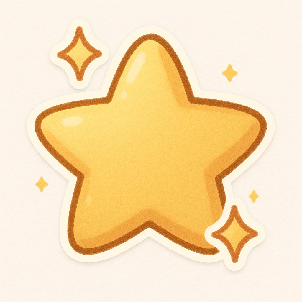 sparkly object emoji