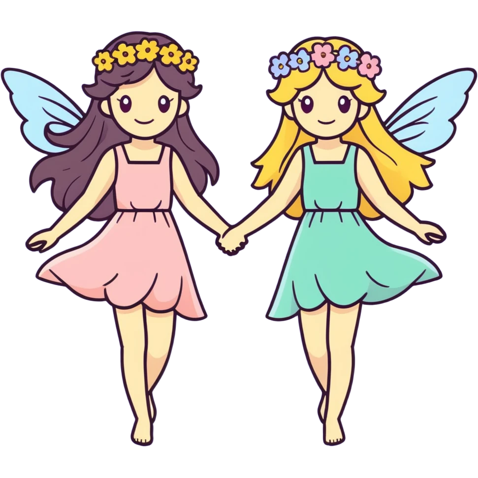 Sun Fairy Sisters emoji