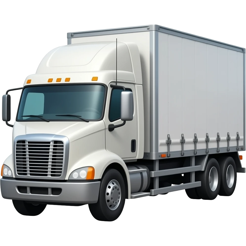 semi-truck  cargo emoji