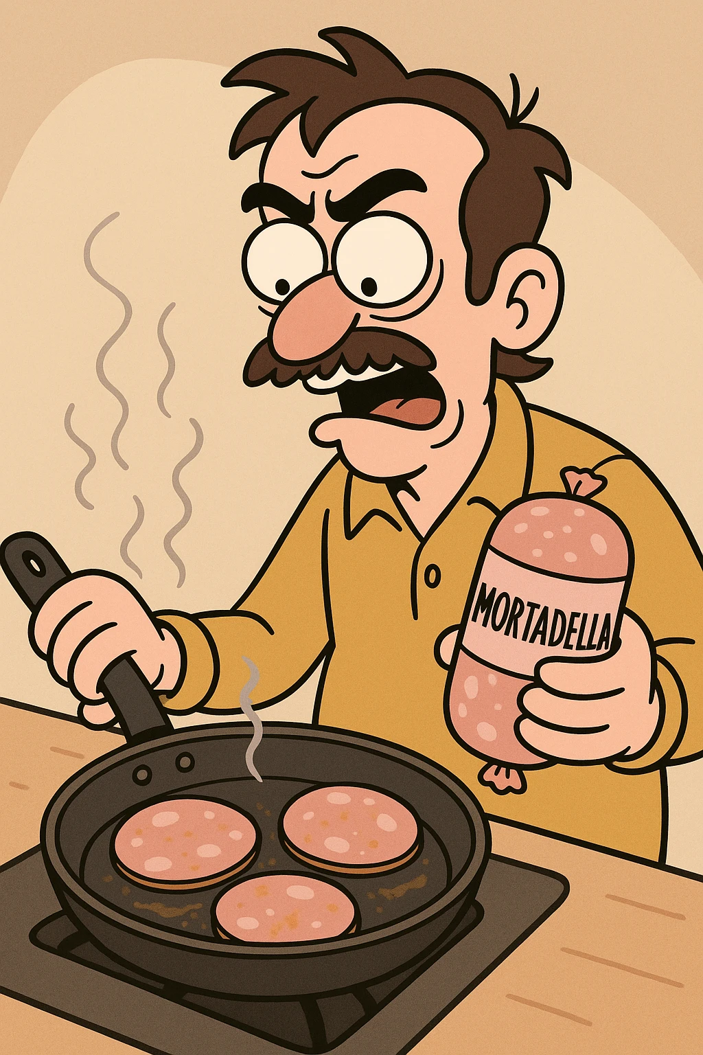  Mortadella frying pan  emoji