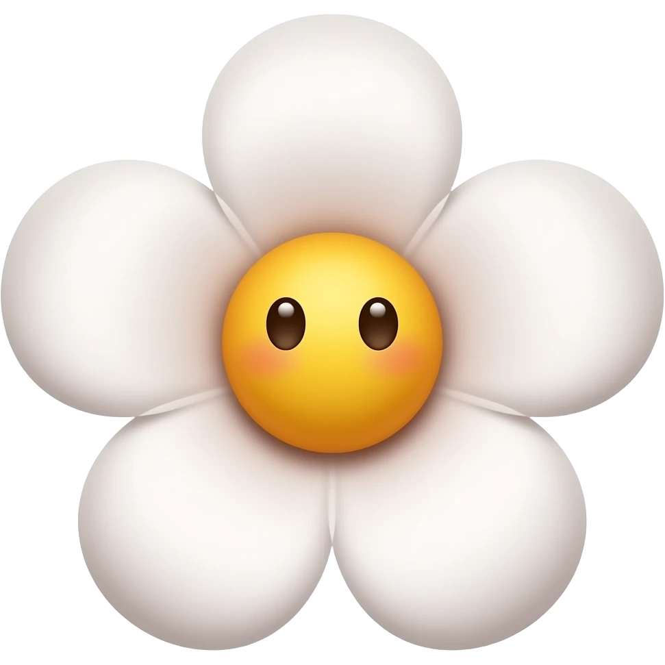 Bunga lucu emoji