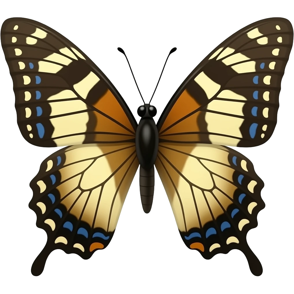 Create beautiful butterfly emoji emoji