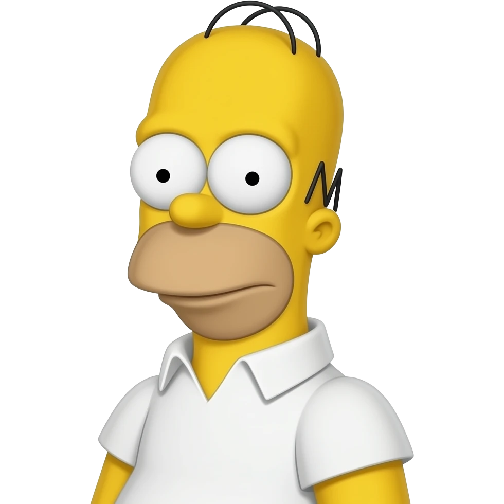The Simpson Show: Homer Simpson emoji