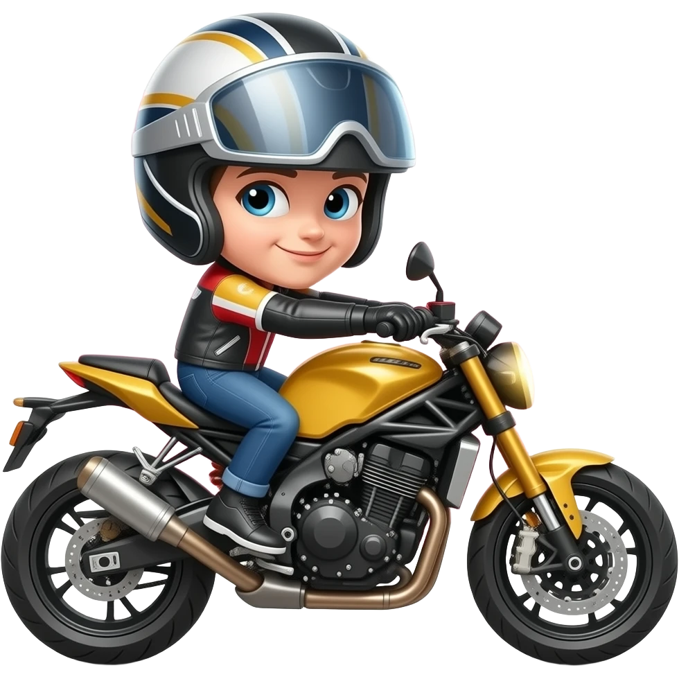 biker love emoji