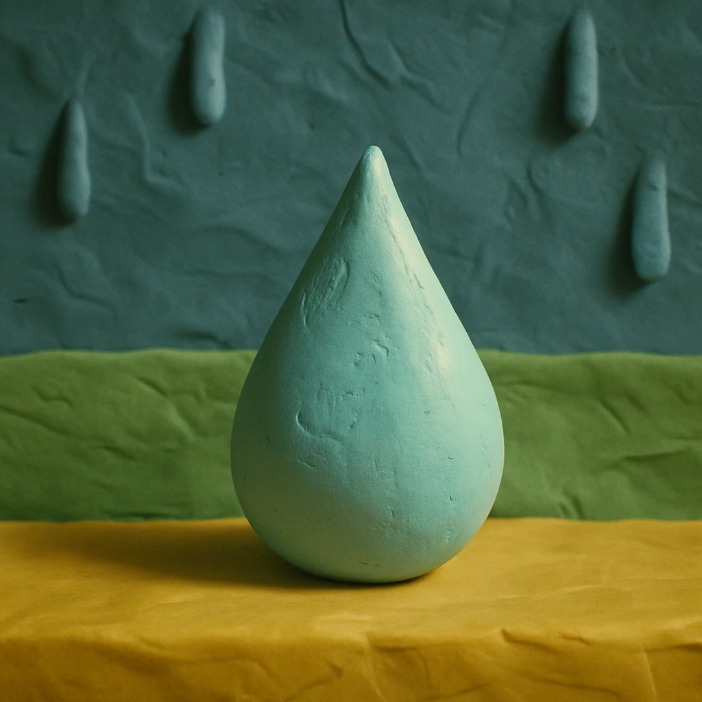 a rain drop emoji