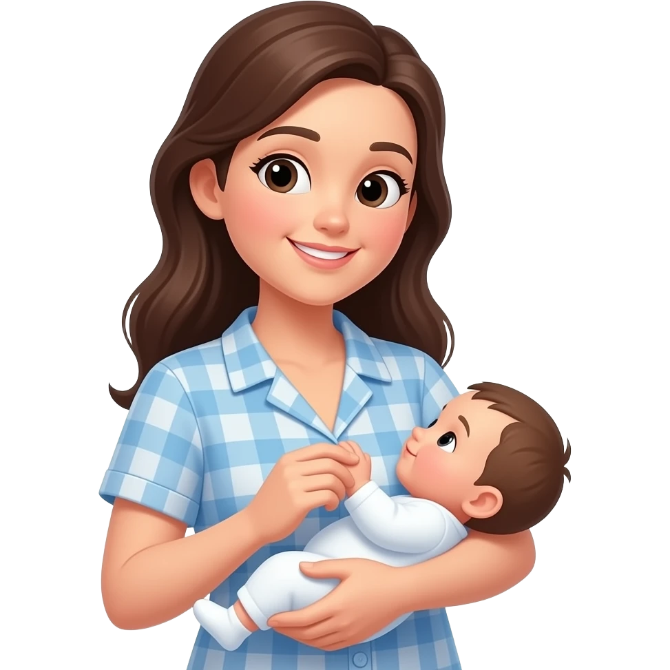 мать кормит ребенка грудью emoji