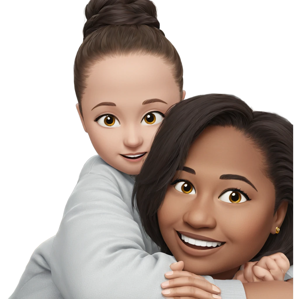 sweet moment between friends emoji