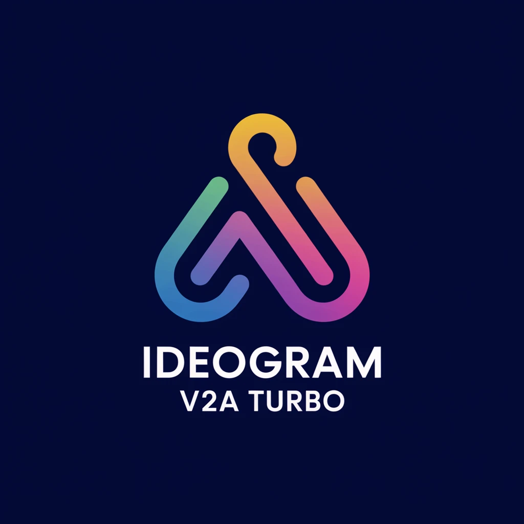 make a colorful logo of "Ideogram V2a Turbo" emoji