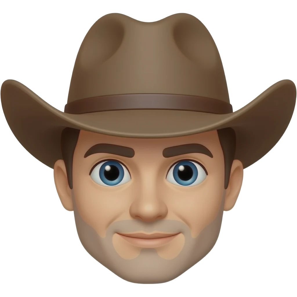 Cowboy Hat Face emoji