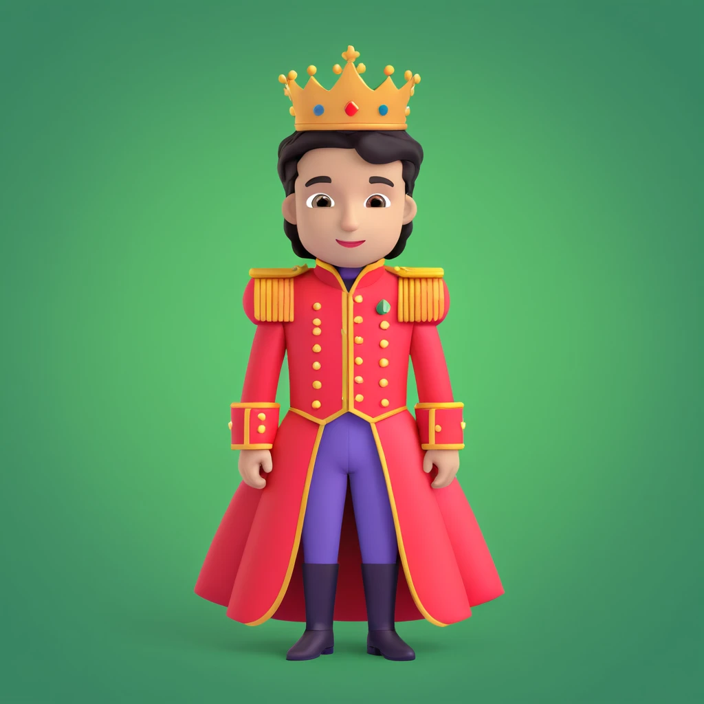 prince in red dress, royal background emoji
