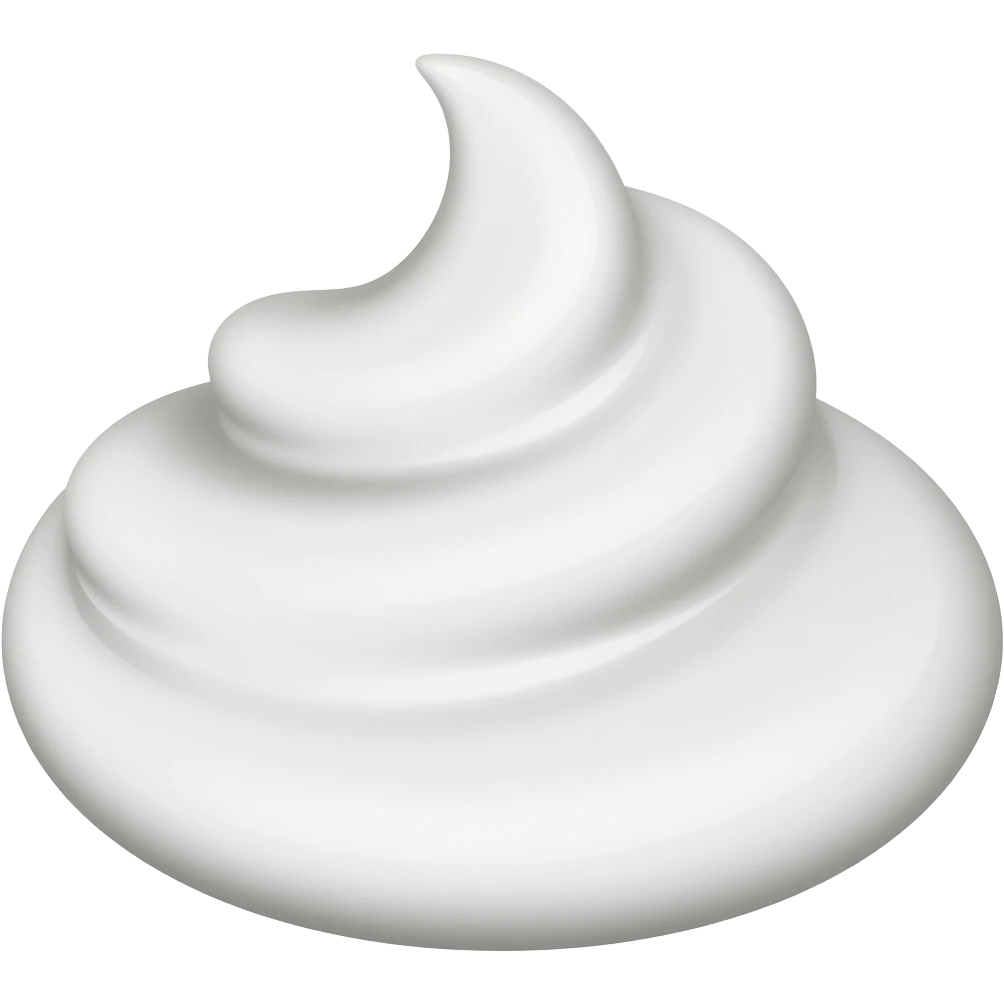 white liquid emoji
