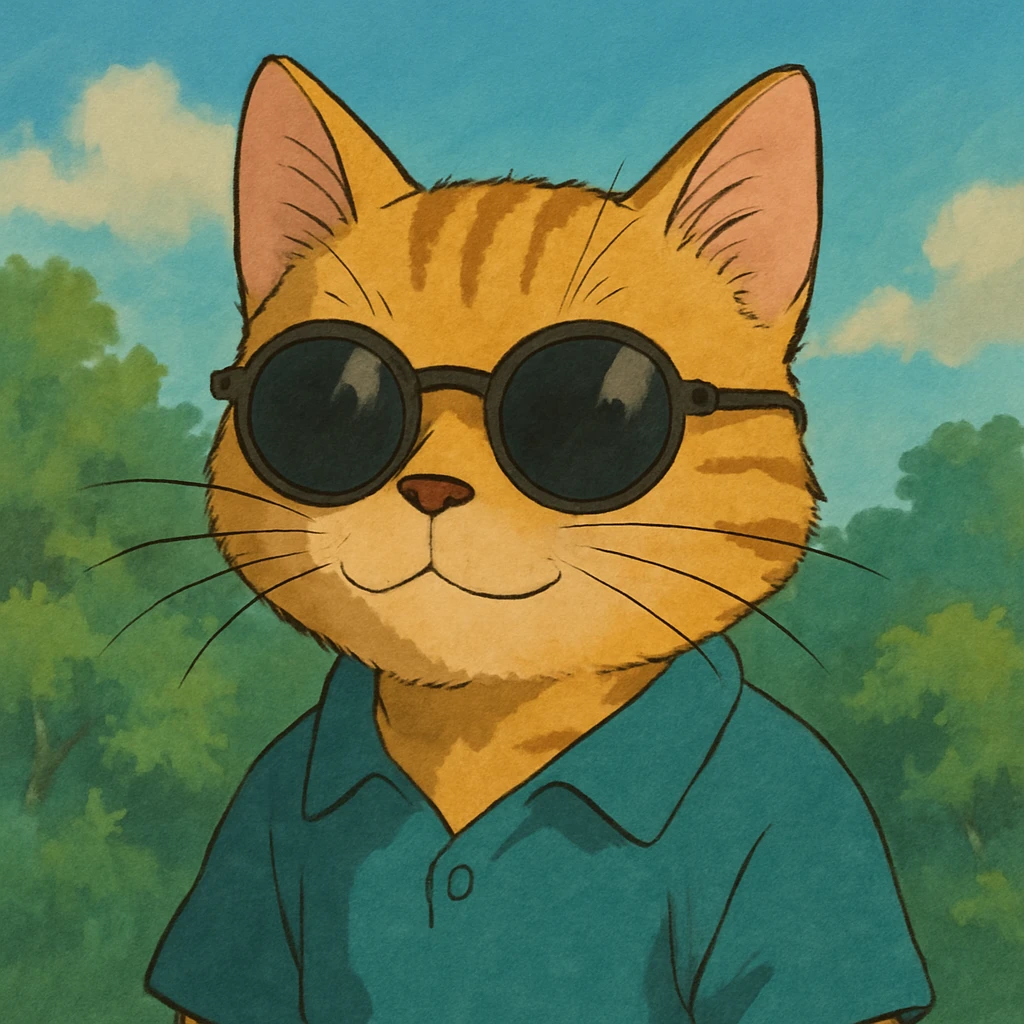Cat wearing sunglasses emoji