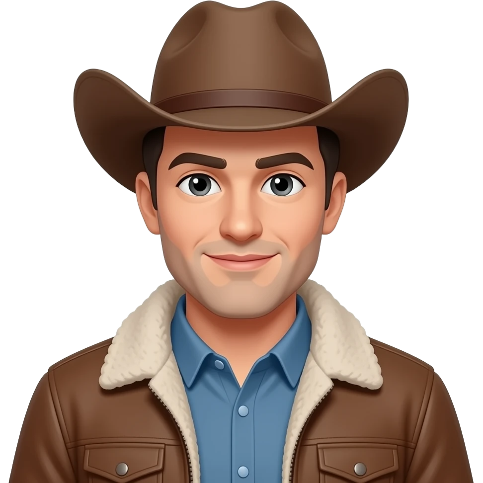 wool jacket cowboy emoji