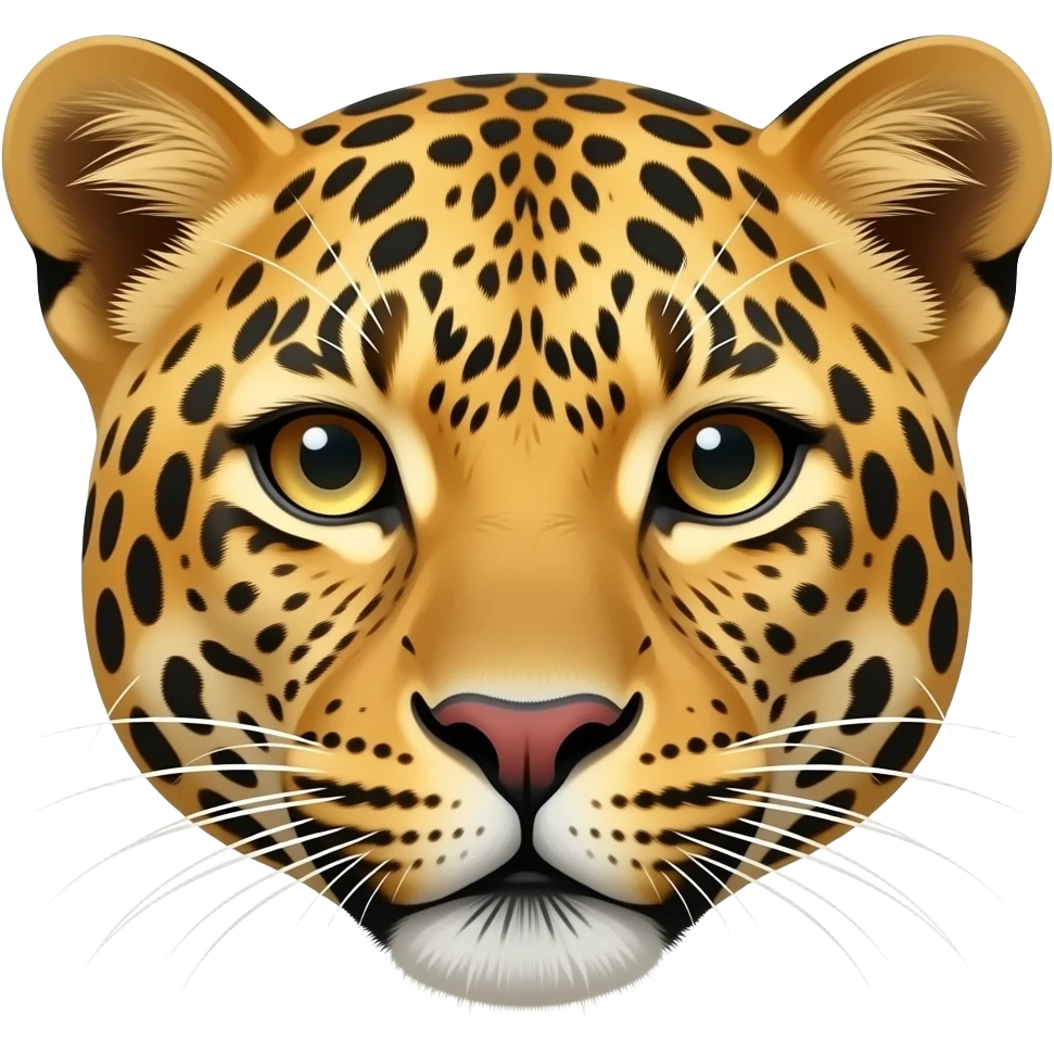leopard face emoji