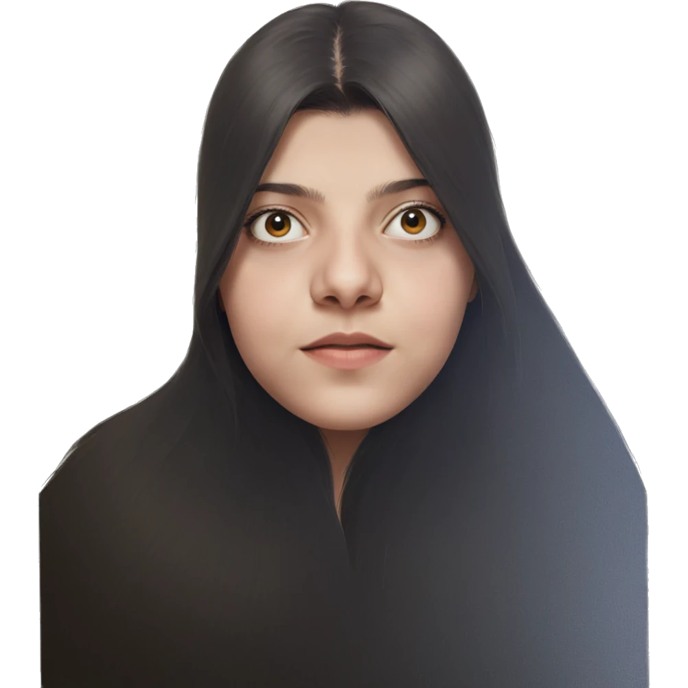 realistic portrait of girl emoji