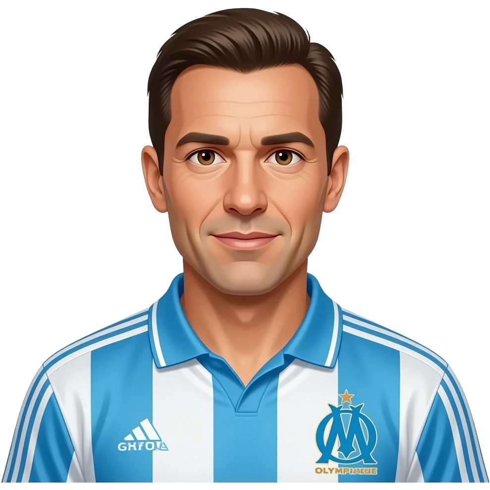 eric cantona en maillot olympique de marseille vintage emoji