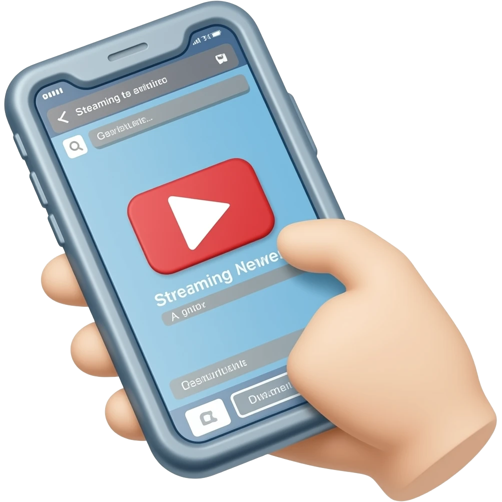 Phone, streaming and outdoors emoji