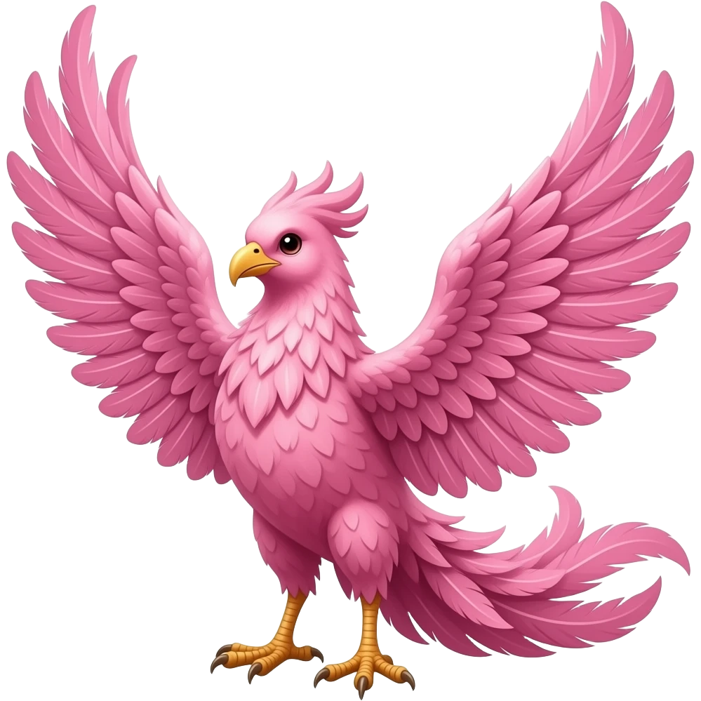 Pink Phoenix emoji