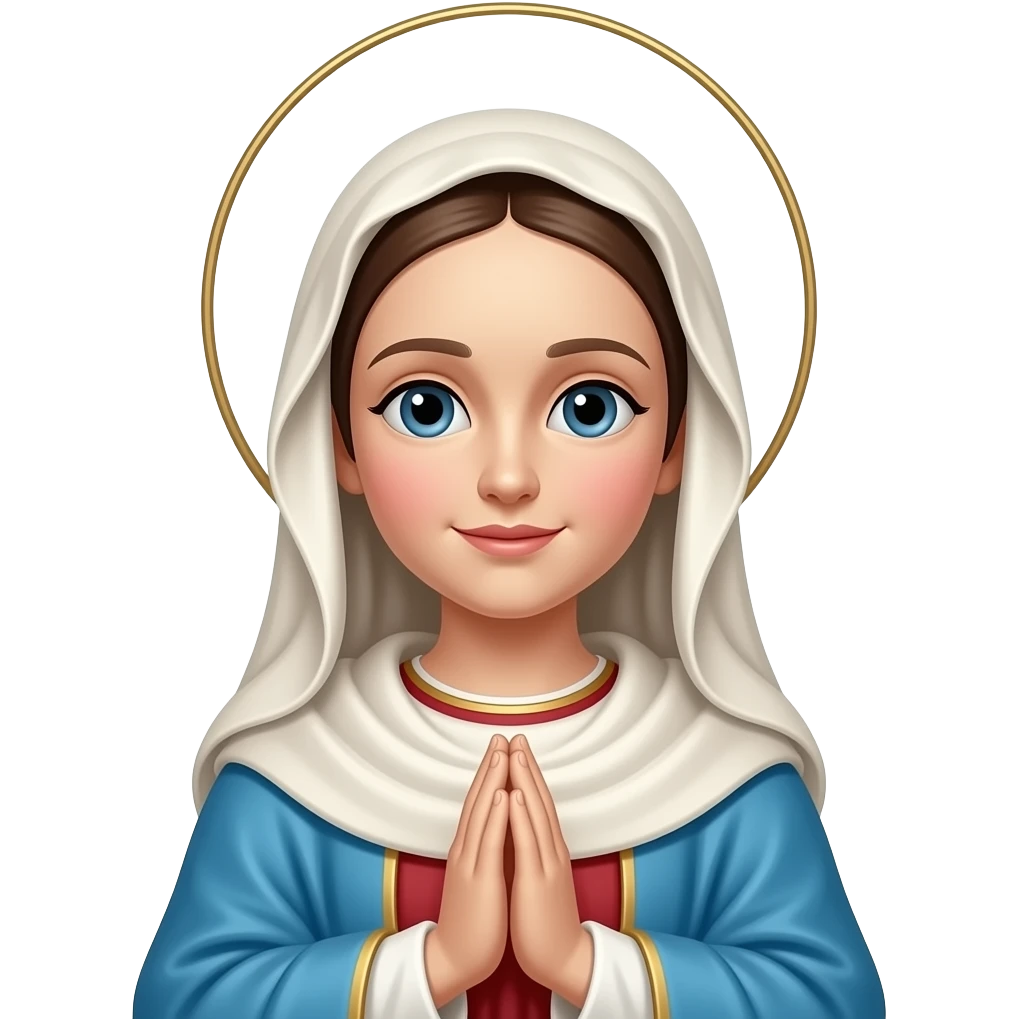 Haz emoji de la virgen del Carmen pero modo emoji emoji