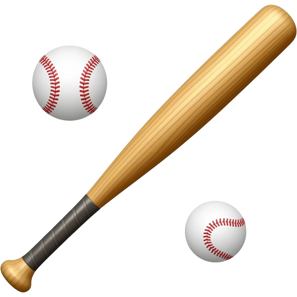 Baseball bat emoji
