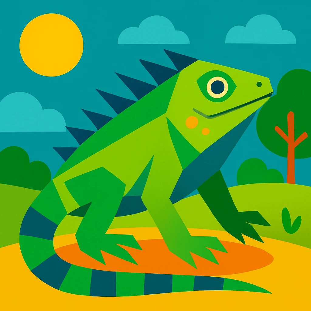 Iguana emoji